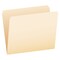 Pendaflex Recycled File Folder, Letter Size, Straight Cut Tabs, Manila, Pack of 100